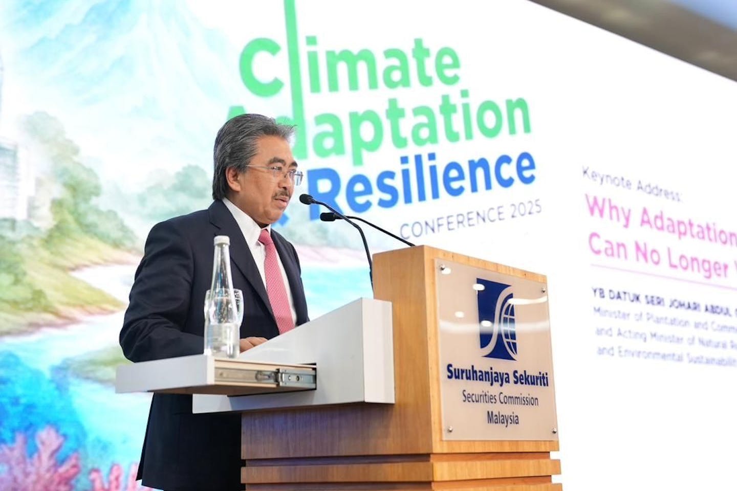 Malaysia's acting environment minister, Johari Abdul Ghani, seeks additional time until the new year to engage with stakeholders for a climate change bill aimed at implementing a carbon tax by 2026. During preparations for COP30, Johari emphasized the necessity to balance ambitious climate targets with the realities of Malaysia's economic capabilities as a developing nation. He noted that Malaysia is on track to cut carbon intensity by 45% by 2030 compared to 2005 levels, but highlighted the importance of thorough consultations to ensure broad compliance with the forthcoming legislation and to support sustainable economic development.