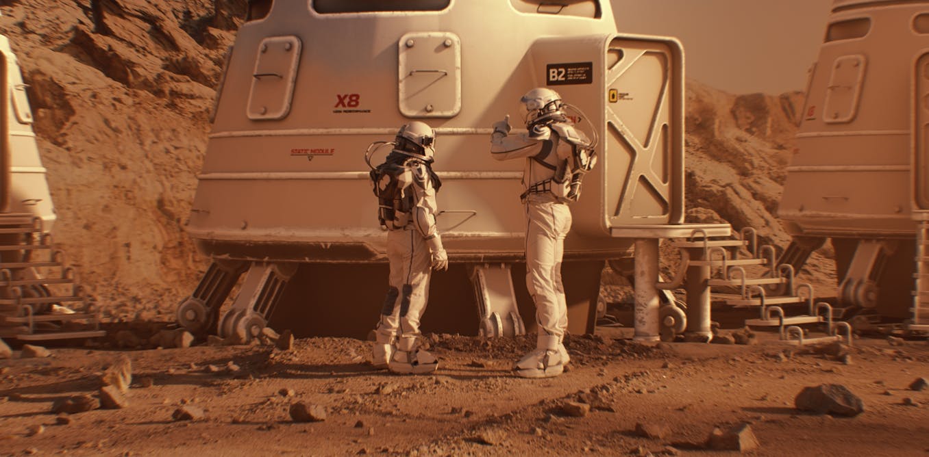 NASA is planning missions to the Moon and Mars, but cosmic rays pose a significant threat to astronauts in deep space. These high-energy particles can damage DNA and increase cancer risk. Research is underway to measure cosmic ray effects and develop protective strategies, such as using particle accelerators to simulate radiation on Earth. While physical shields are limited in effectiveness, scientists are exploring biological defenses like antioxidants and mechanisms observed in hibernating organisms and tardigrades. These strategies could enhance protection against cosmic radiation during long space missions.