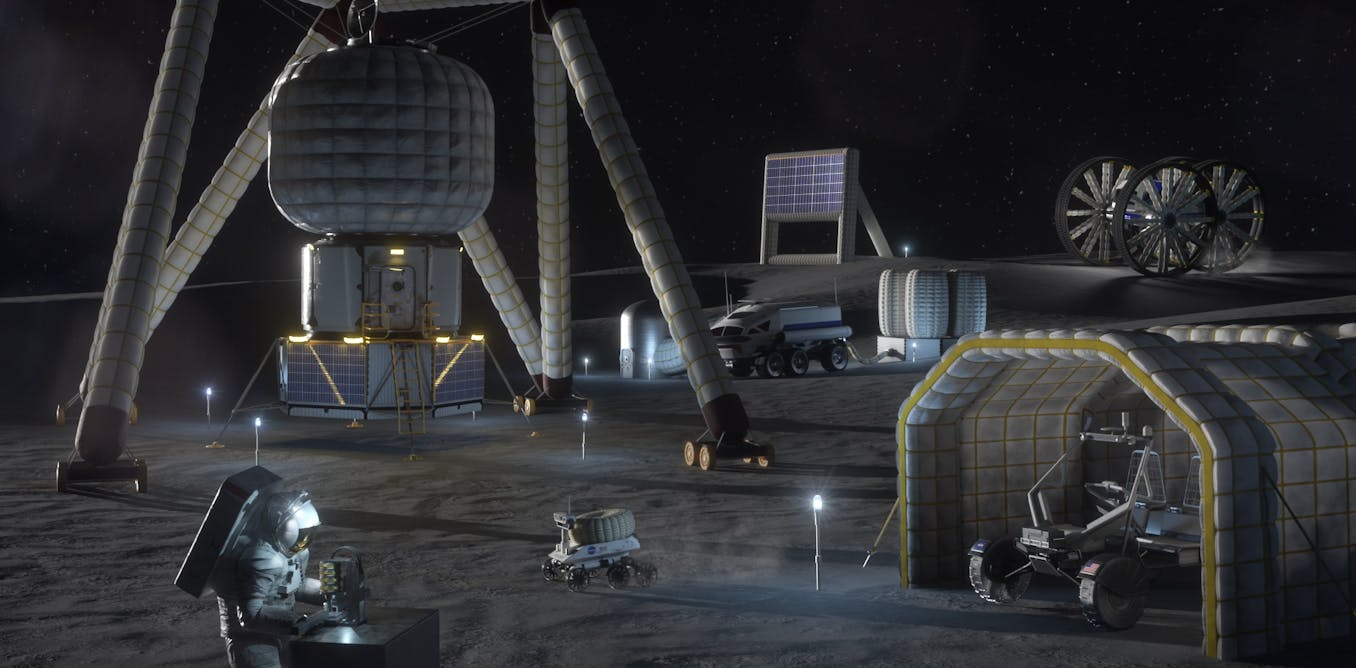 The Moon's abundant resources, including helium-3, platinum group metals, and water ice, are attracting companies and nations to initiate mining operations. Seattle's Interlune, for example, is developing a lunar excavator targeting helium-3 extraction by 2029, while NASA and other countries are conducting various exploratory missions. However, current international laws governing lunar resource exploitation, established in the 1967 Outer Space Treaty, are outdated and vague, particularly regarding private entity rights. There is a pressing need for clear international regulations to address property rights and ensure equitable benefit-sharing, amid concerns over environmental impacts and scientific disruption from mining activities.